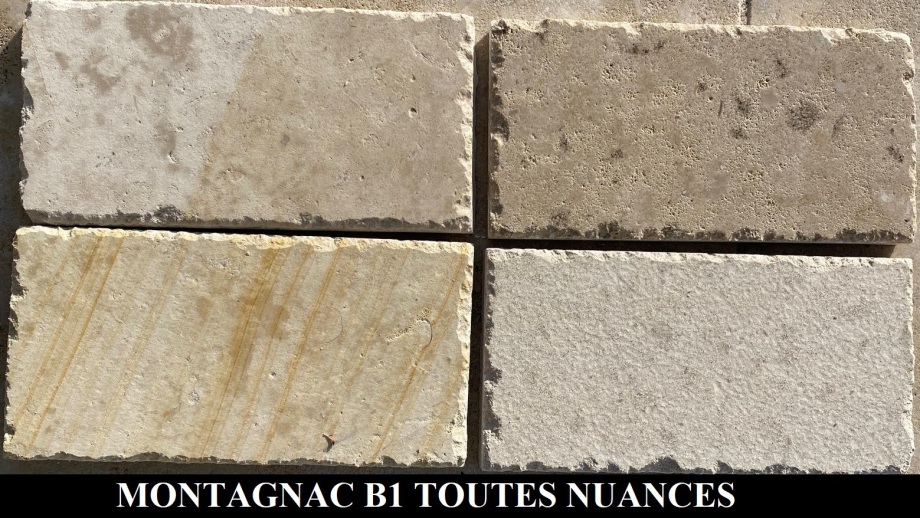 Montagnac d'Auberoche B1 toutes nuances pierre de Limeyrat Auberoche